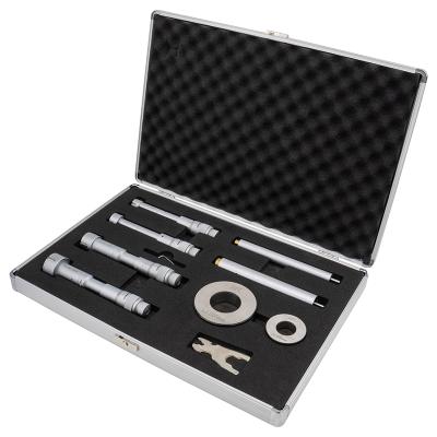 Indvendig 3-punkt mikrometre i sæt 20-50 mm inkl. forlænger og kontrolringe